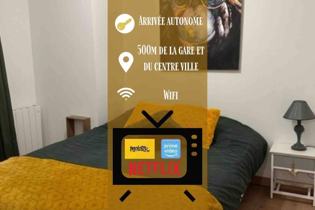 Appart 500 M Centre Ville - Gare Soissons Eksteriør bilde